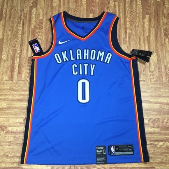 russell westbrook thunder jersey